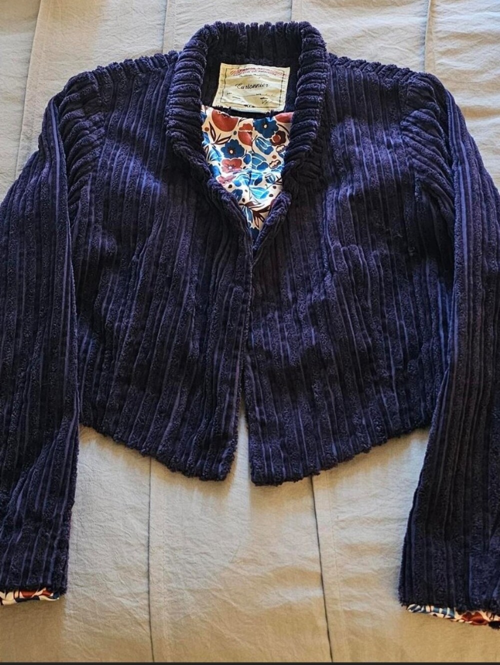 Anthropologie Cartonnierre Cropped Jacket